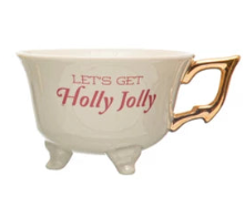 Holiday Footed Teacup