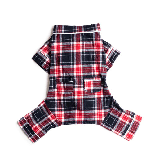 Blue Plaid Pajamas - 10"