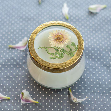 Vanilla Rain Glass Candle