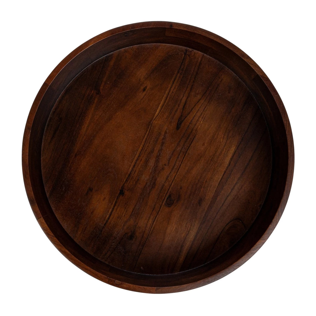 Acacia Wood Serving Bowl