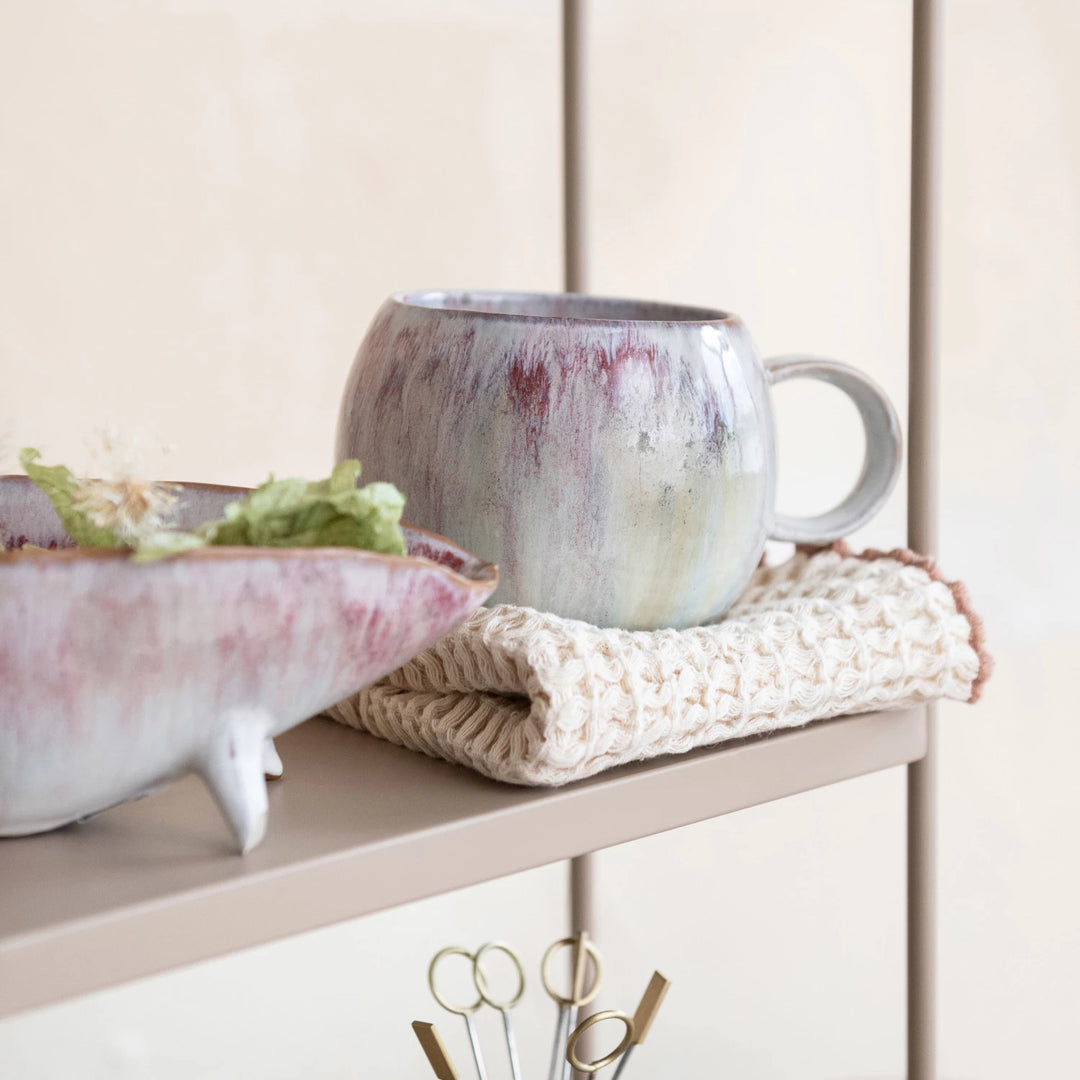 Glazed Stoneware Mug (Multicolor)