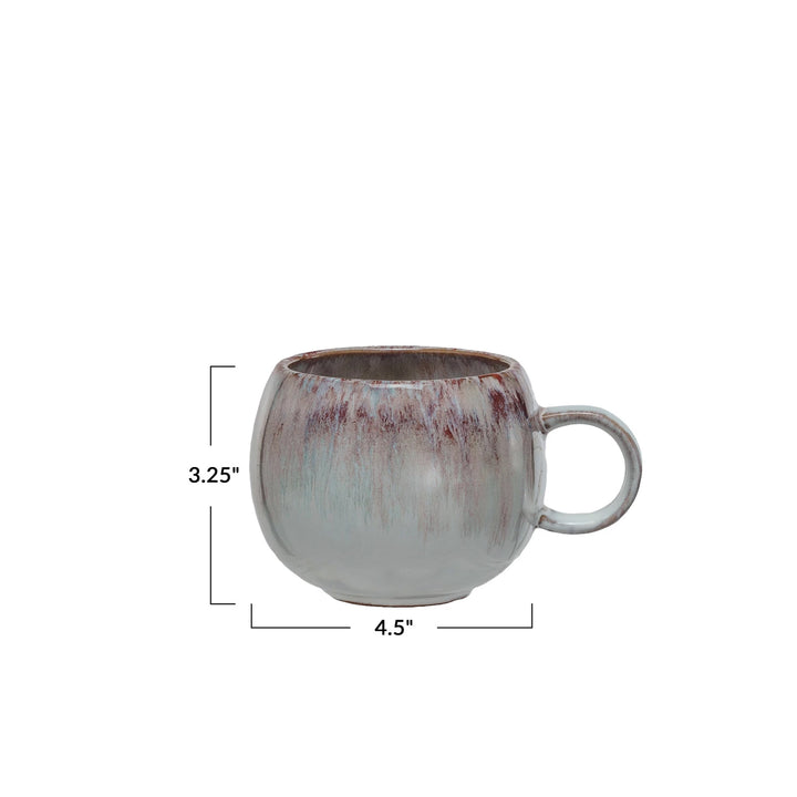 Glazed Stoneware Mug (Multicolor)