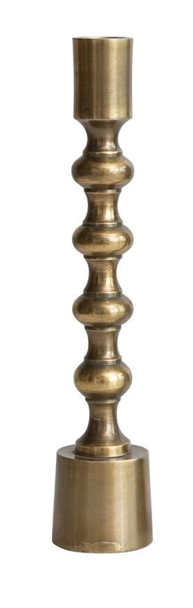 Antique Gold Taper Holder