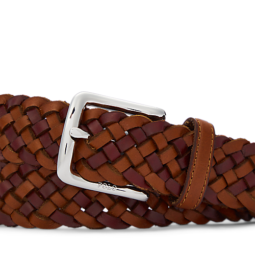 Westend Braided Belt in Saddle & Dark Brown