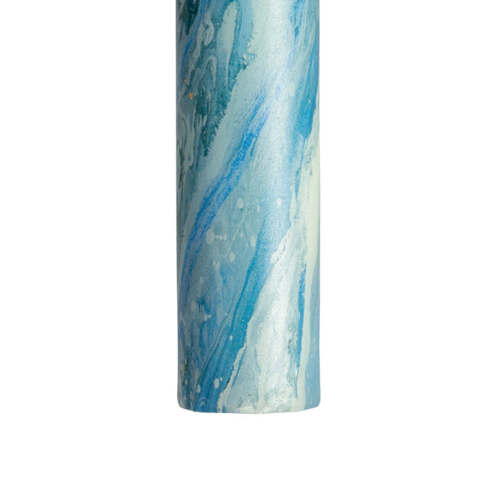 Marbled Tapers Set of 2 - Blue