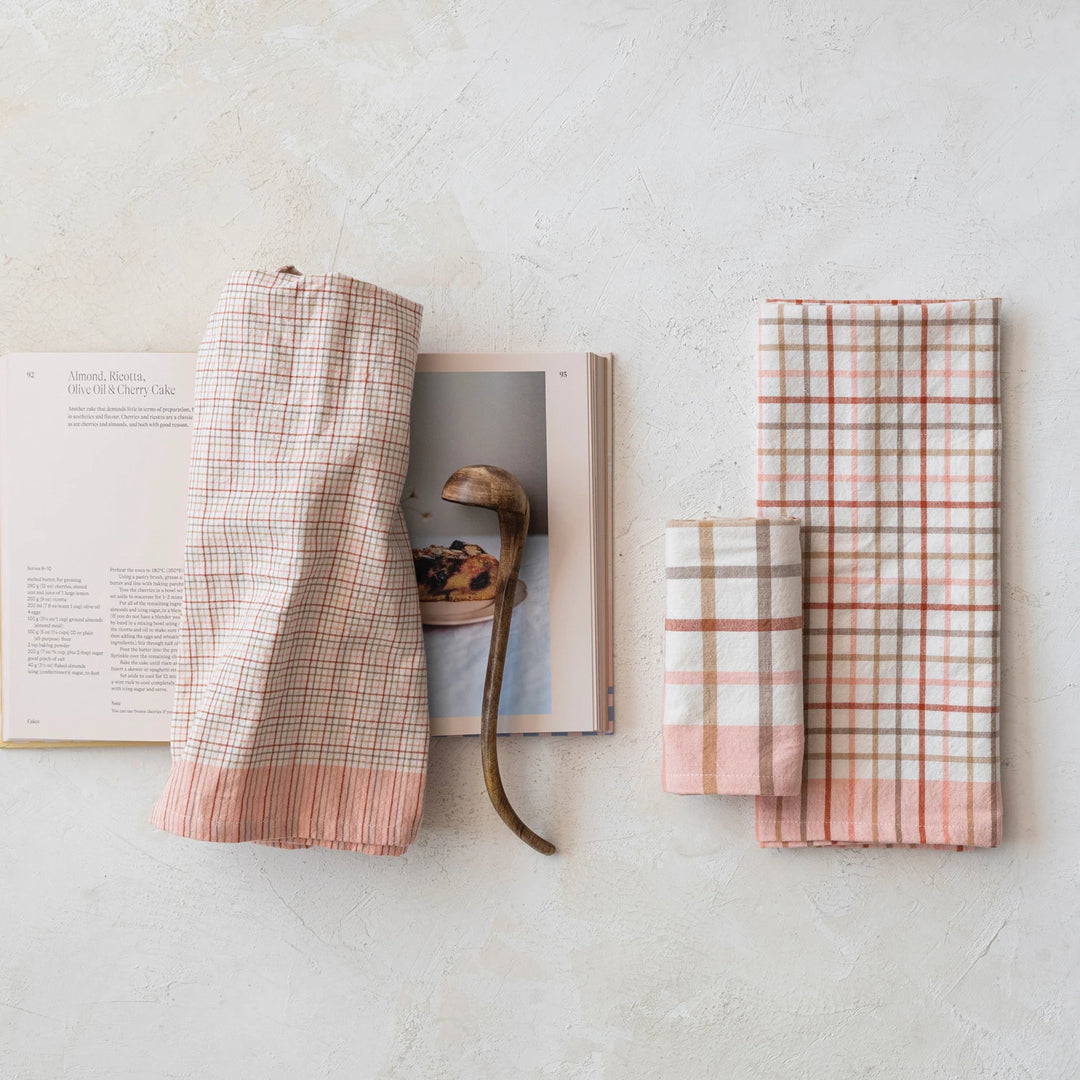 Cotton Plaid Tea Towels - Madison's Niche 