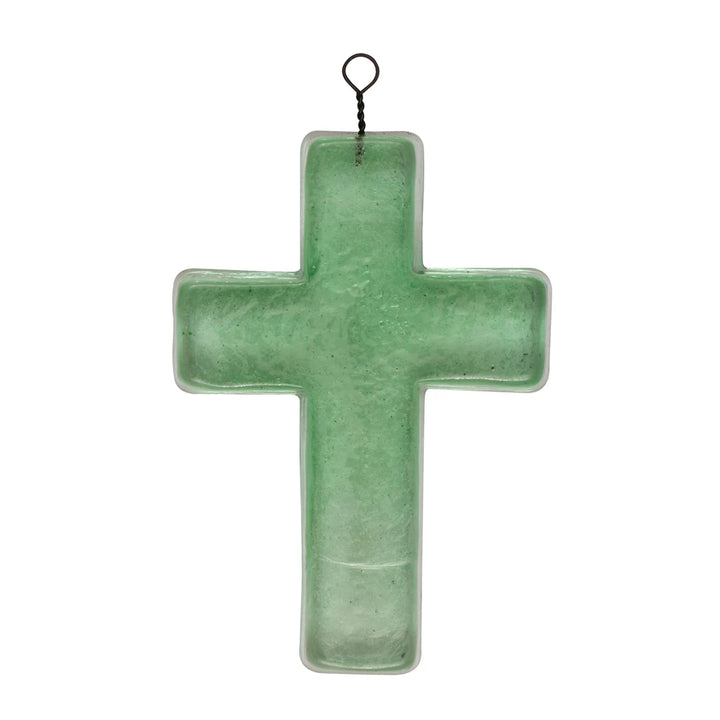 Green Glass Cross