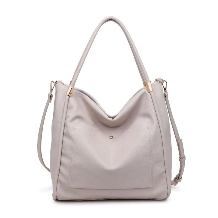 Deborah Tote Bag in Cream - Madison's Niche 