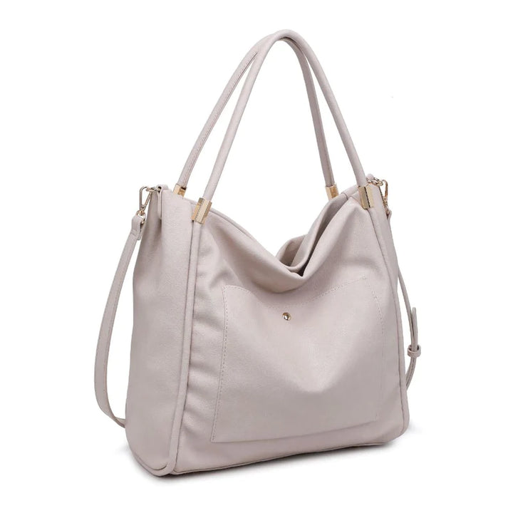 Deborah Tote Bag in Cream - Madison's Niche 