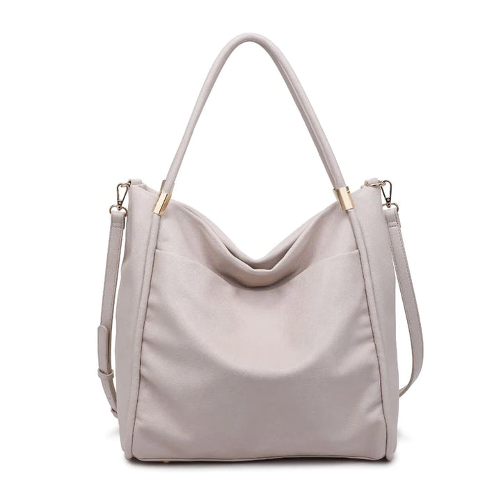 Deborah Tote Bag in Cream - Madison's Niche 