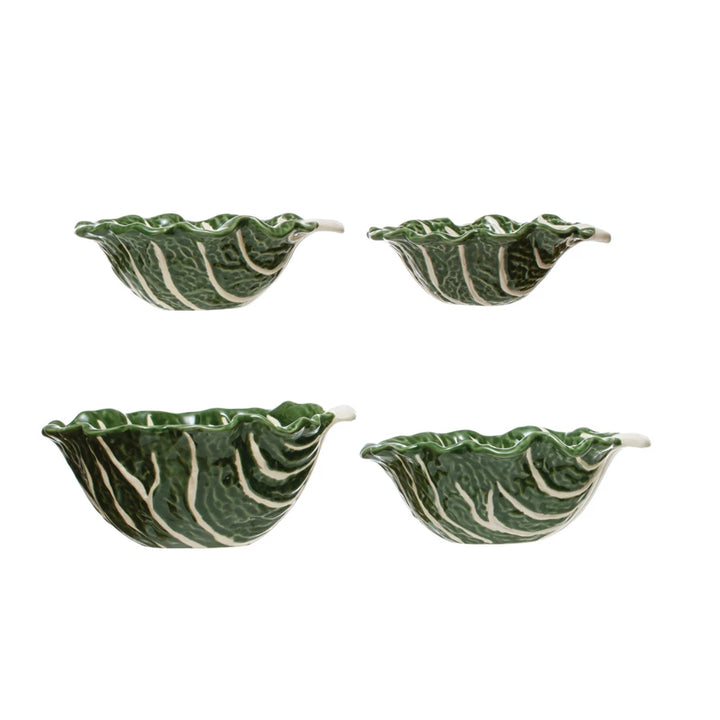 Set/4 Cabbage Bowls