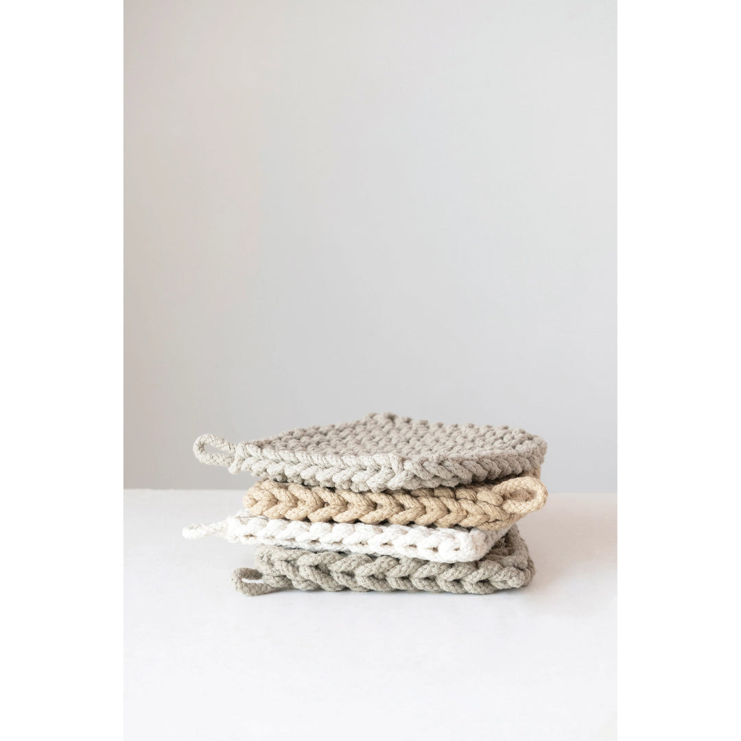 Neutral Crocheted Pot Holders