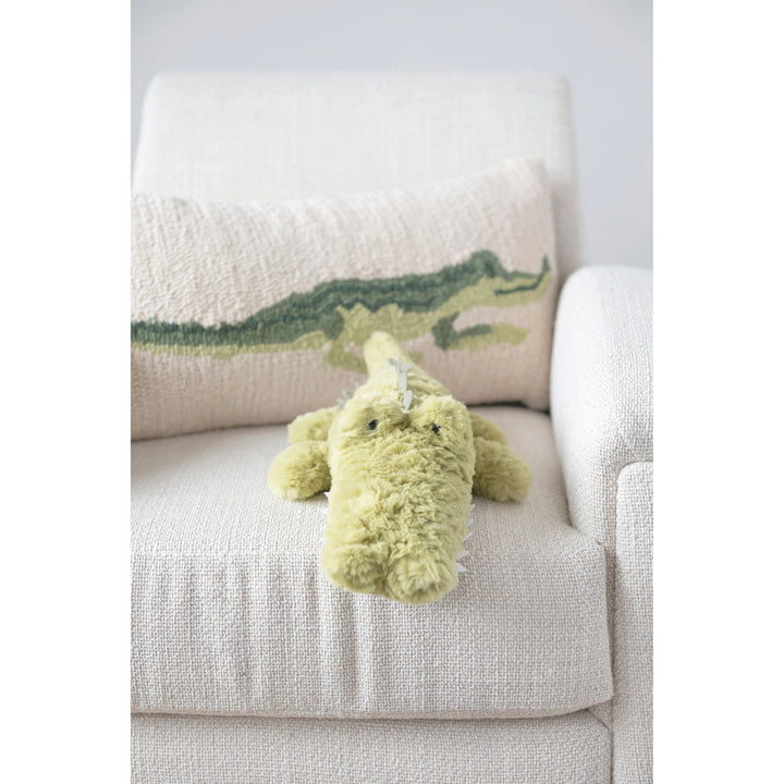 Green Plush Alligator