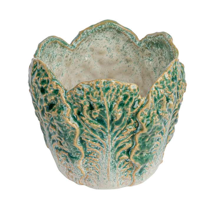 Stoneware Cabbage Planter