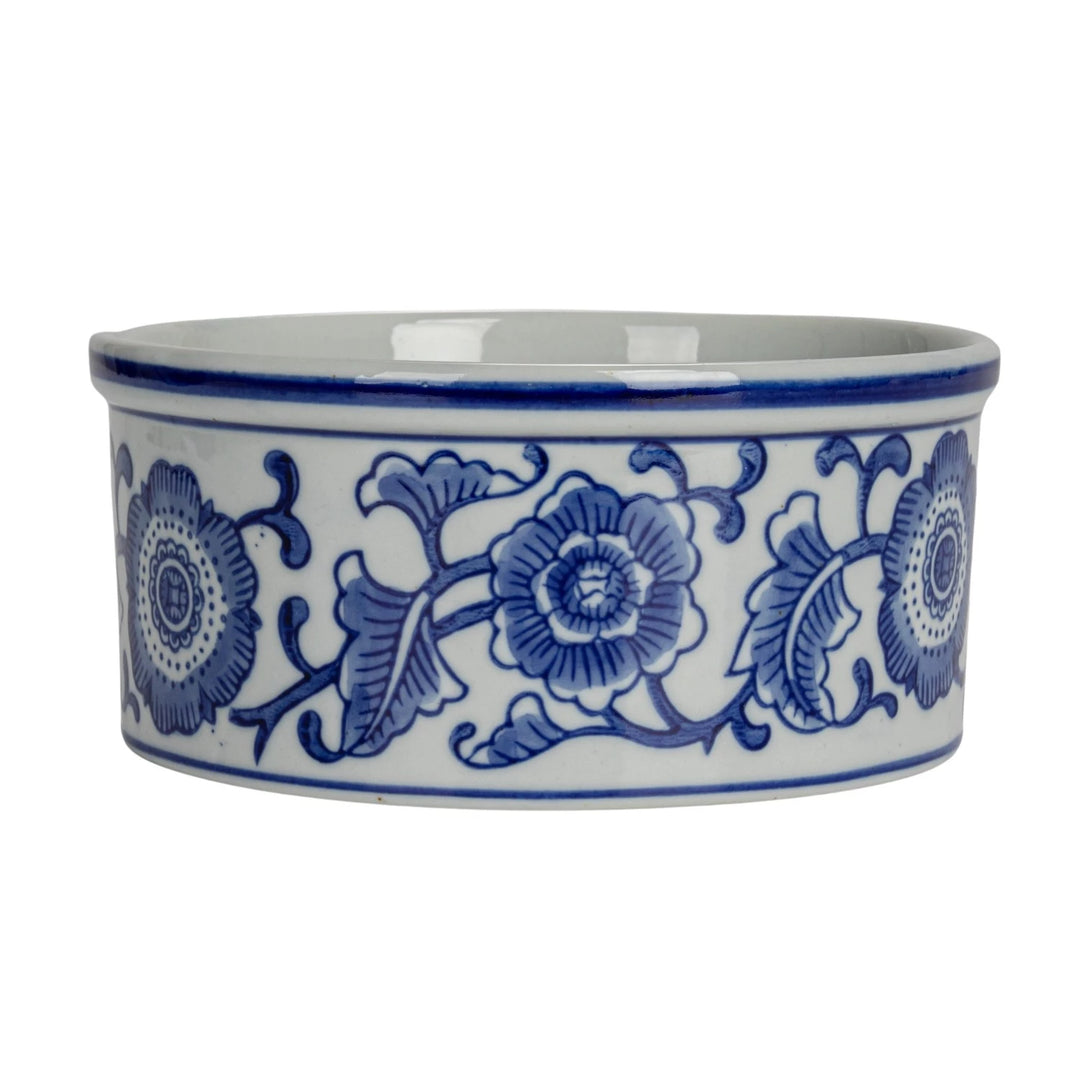 Blue Floral 64oz Bowl