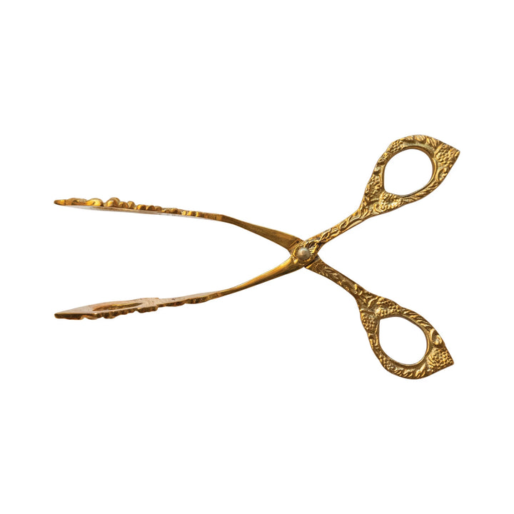 Grape Vine Brass Tongs