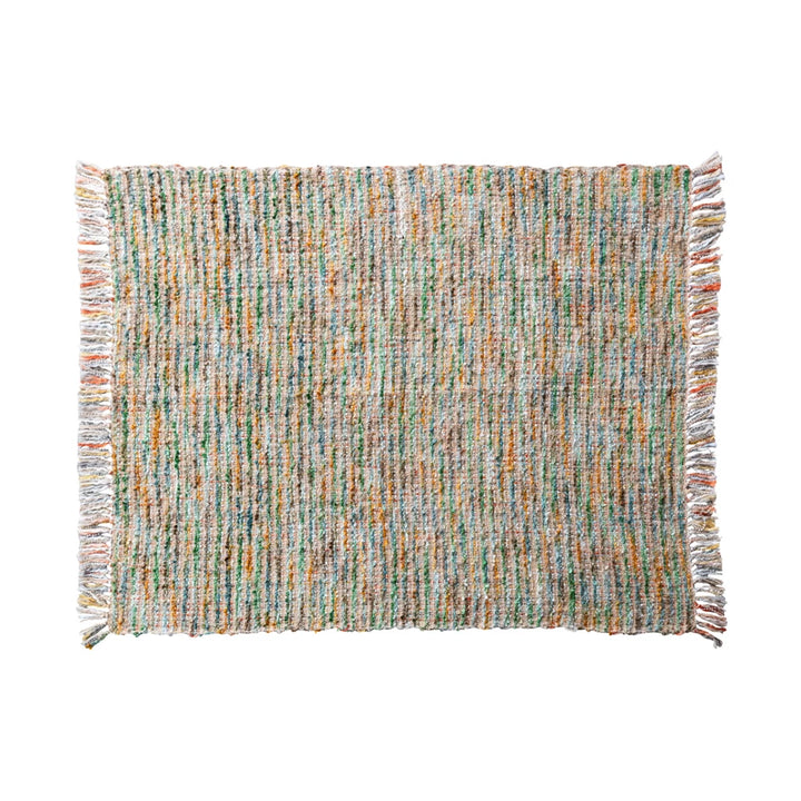 Boucle Throw with Fringe