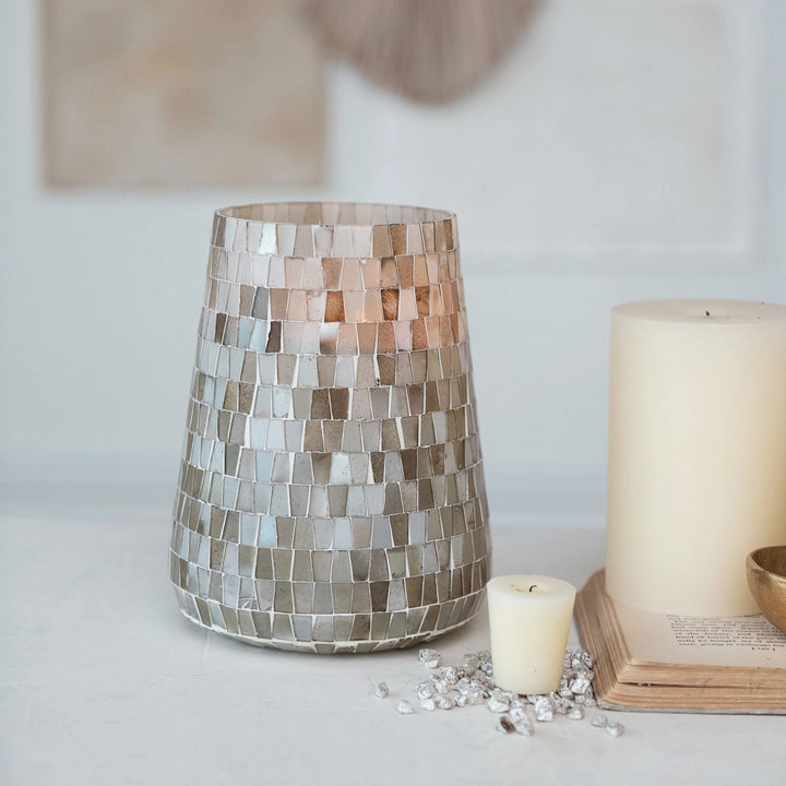 Mosaic Candle Holder/Vase