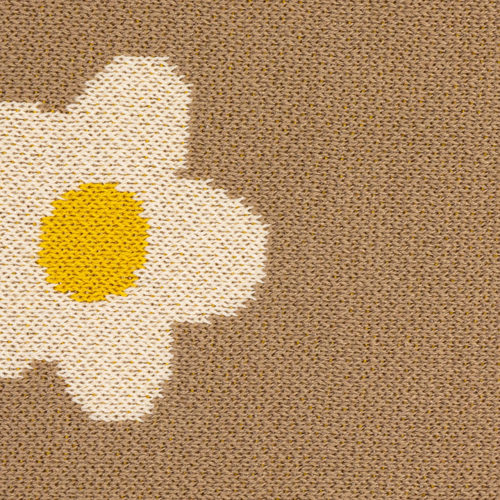 Flower Knit Baby Blanket