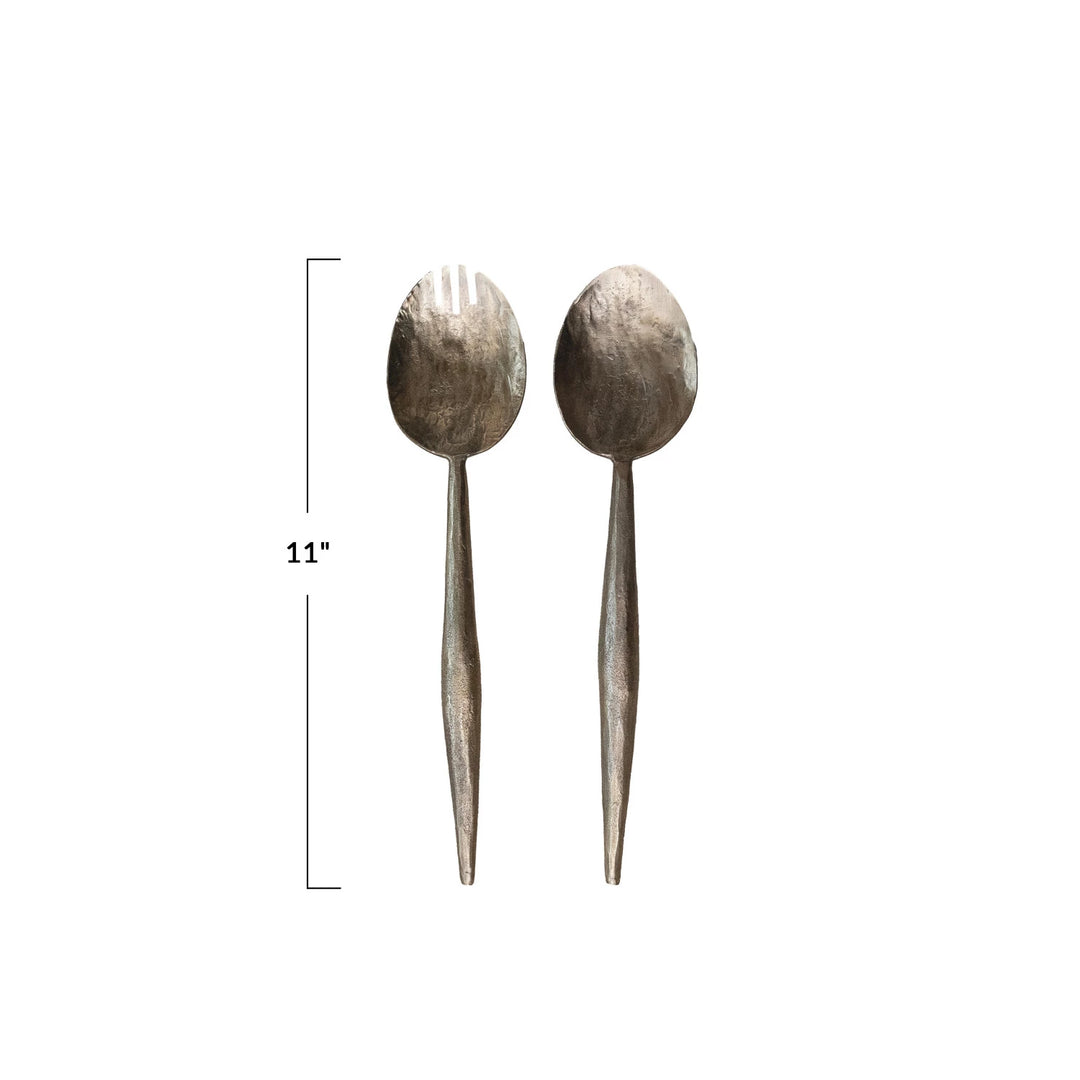 Set Metal Salad Servers