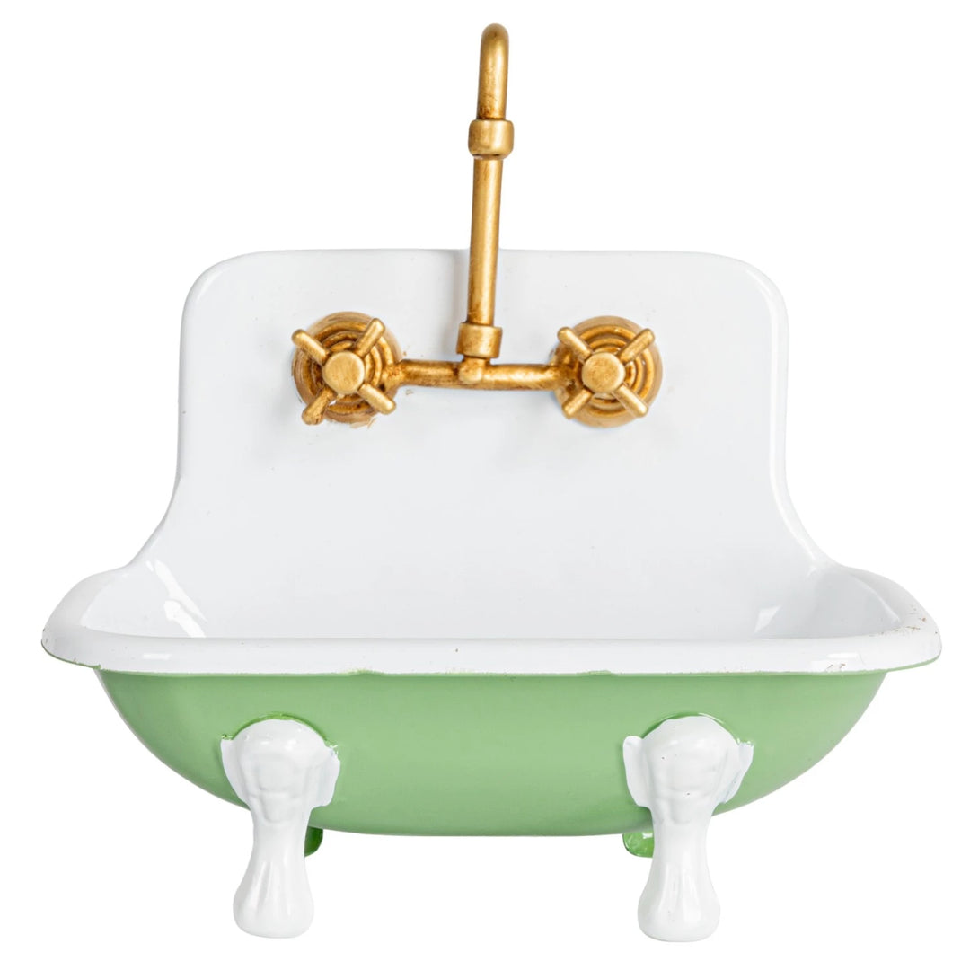 Green Sink Soap Dish