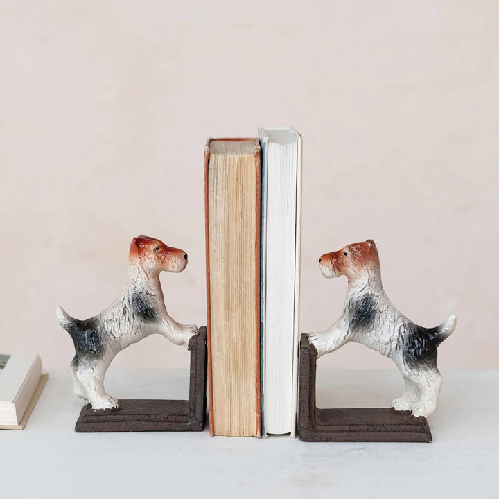 Set of 2 Terrier Bookends