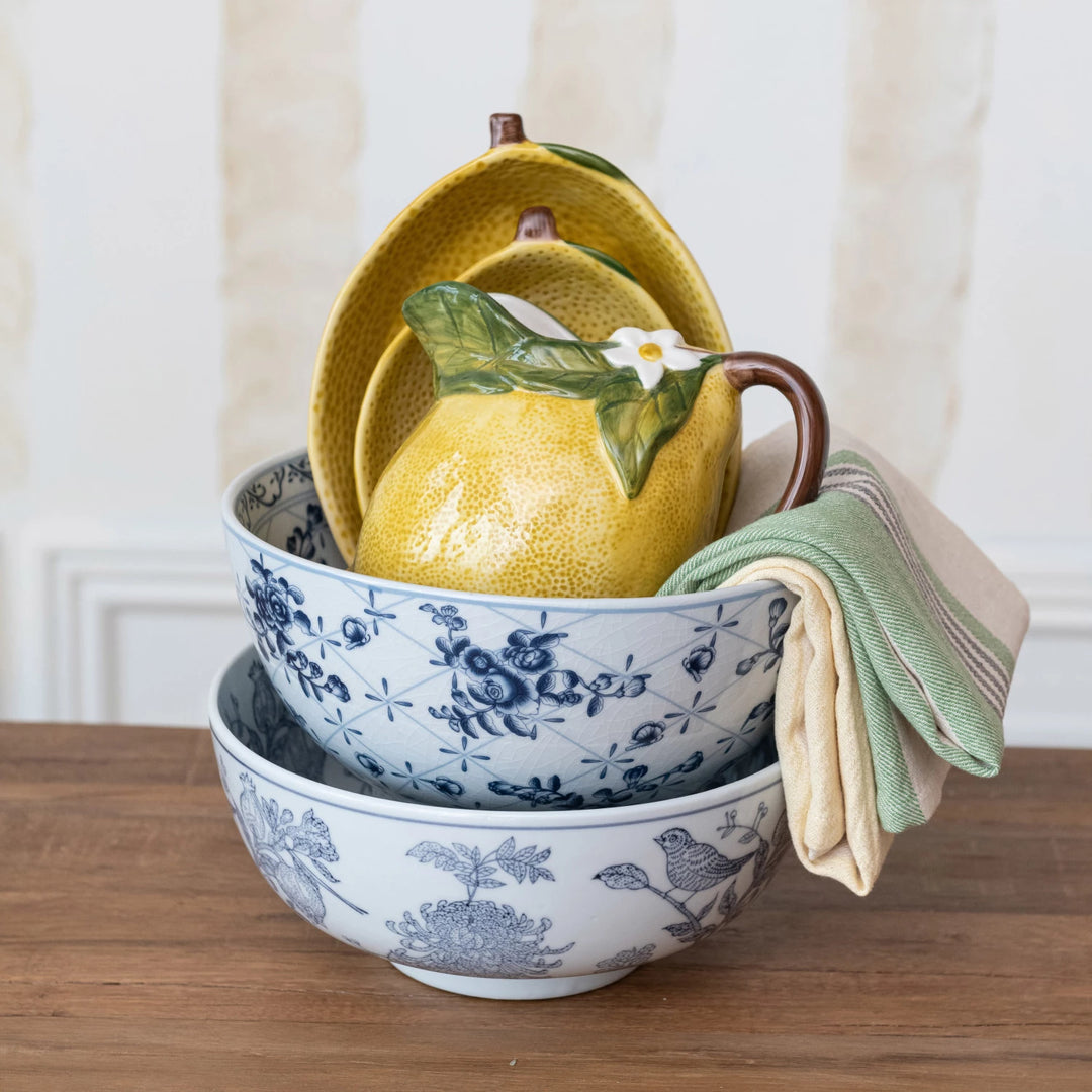 Lemon Stoneware Pitcher