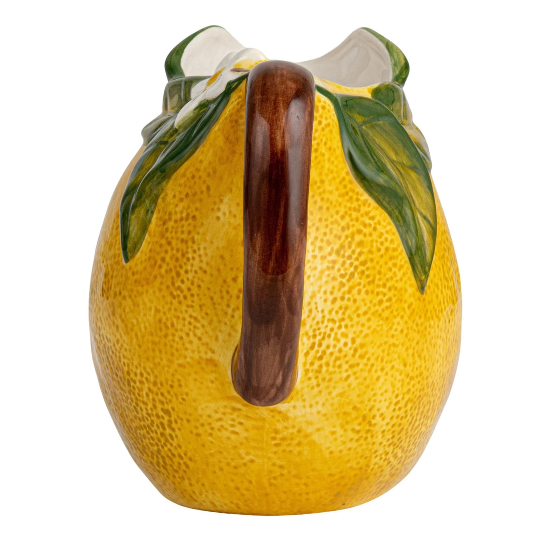 Lemon Stoneware Pitcher