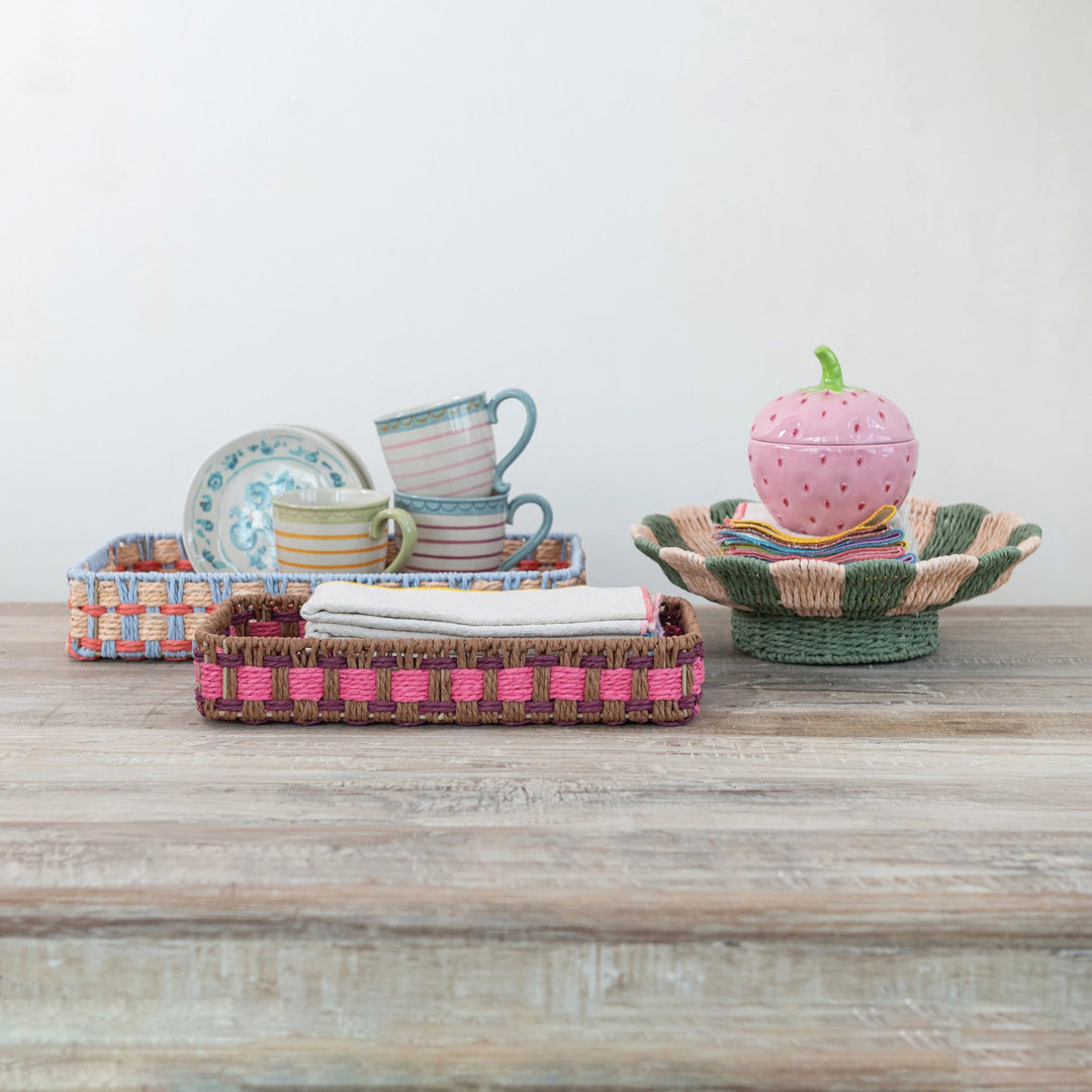 Woven Scalloped Bowl