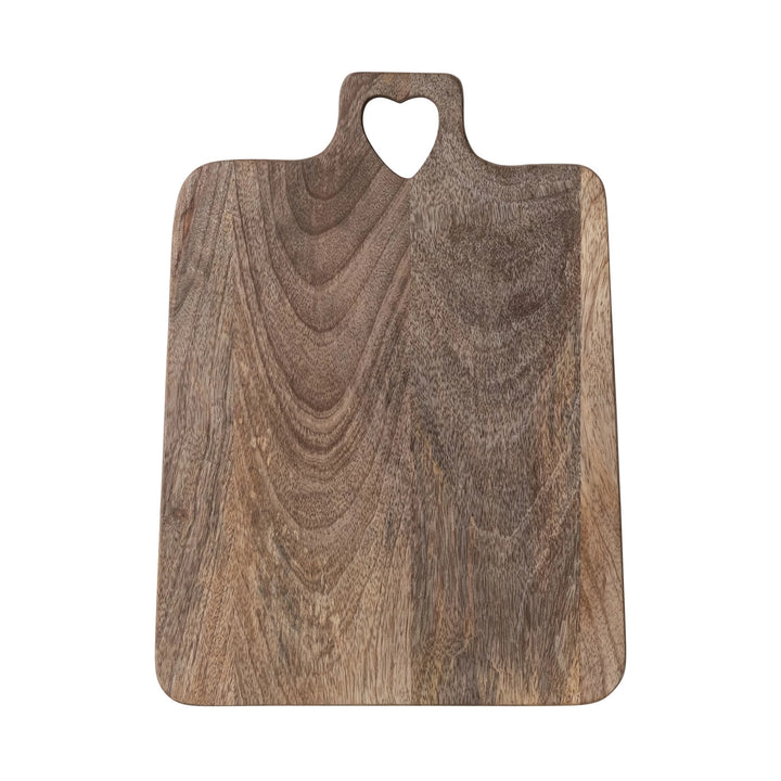 Heart Cut-Out Handle Wood Board