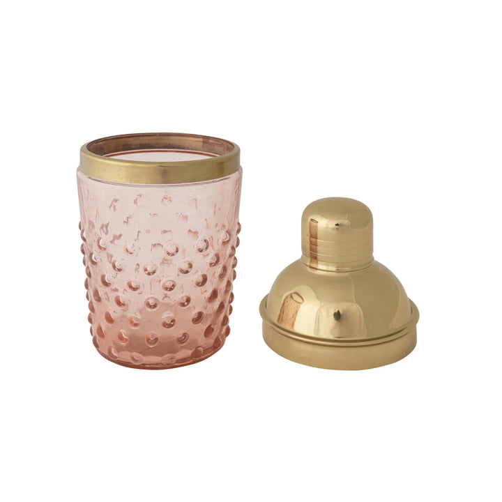 Pink Hobnail Shaker