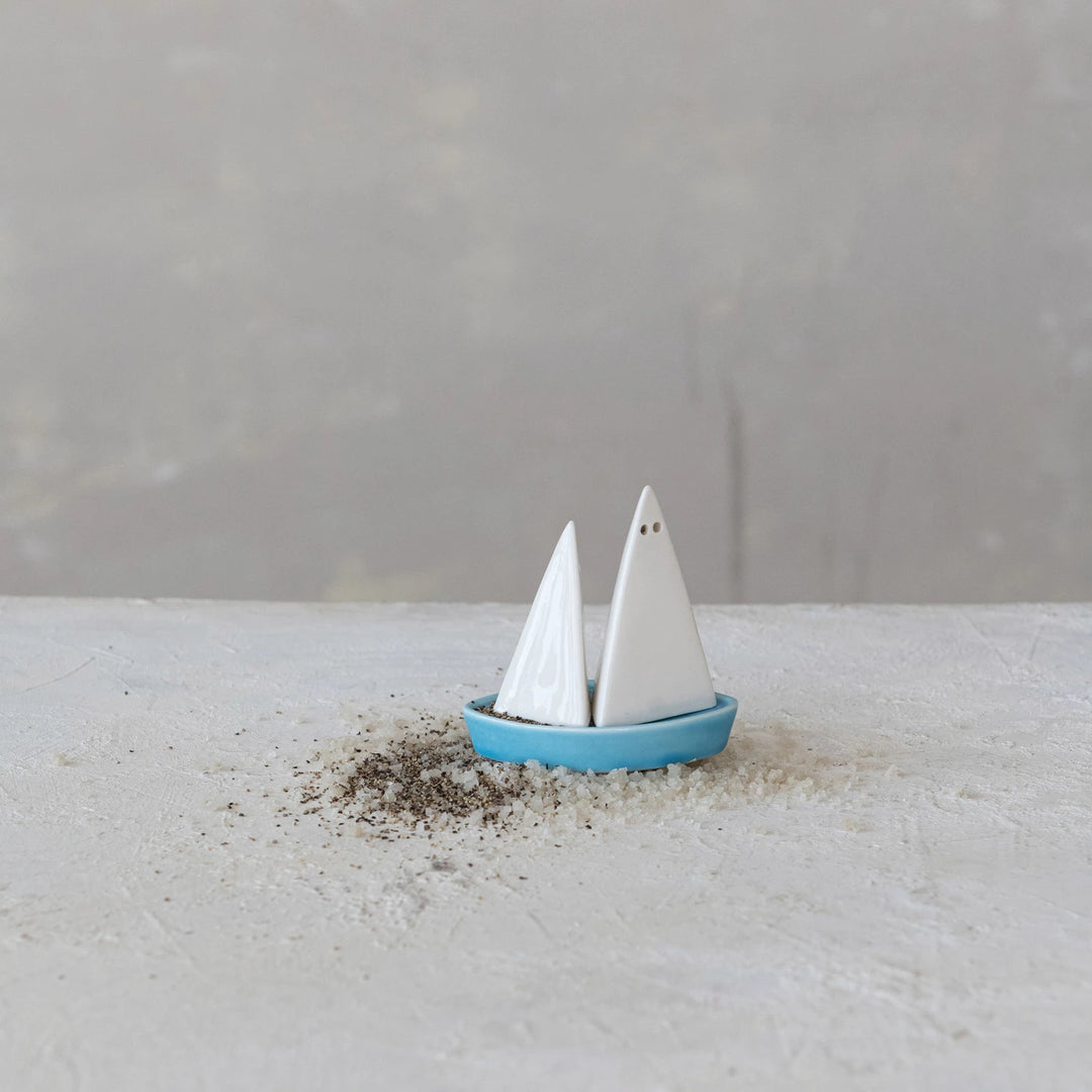 Sailboat Salt & Pepper Set