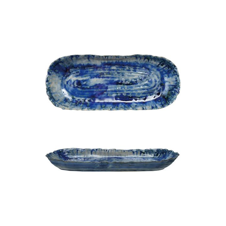 Blue Glaze Platter