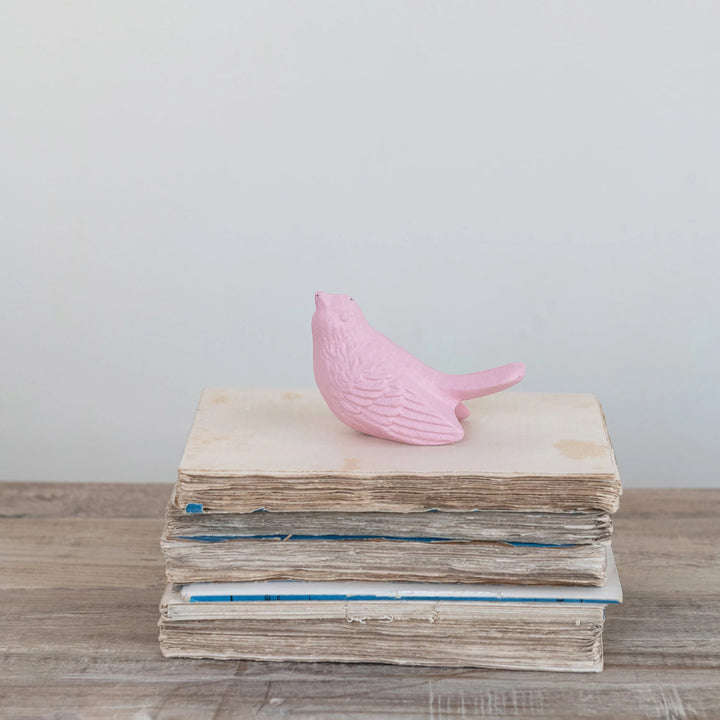 Cast Iron Pink Bird