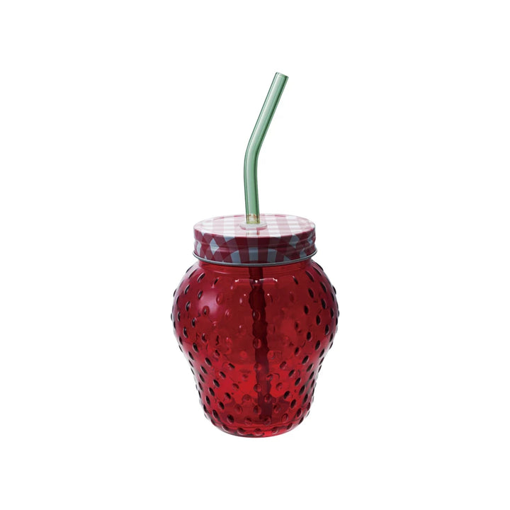 Strawberry Glass Cup