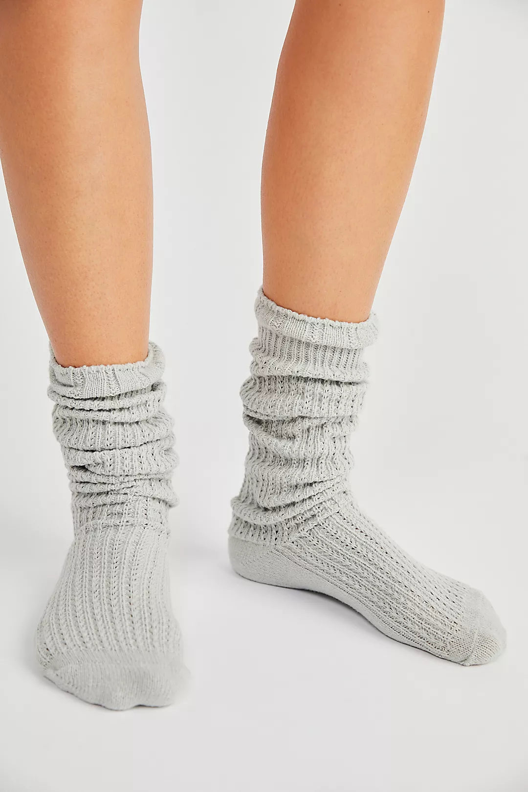 Staple Slouch Socks in Grey