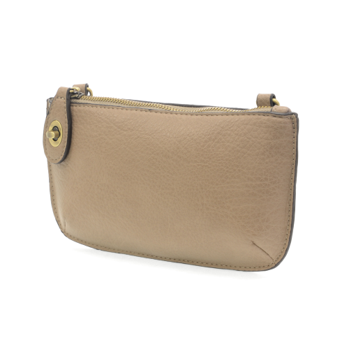 Mini Crossbody Wristlet in Mushroom