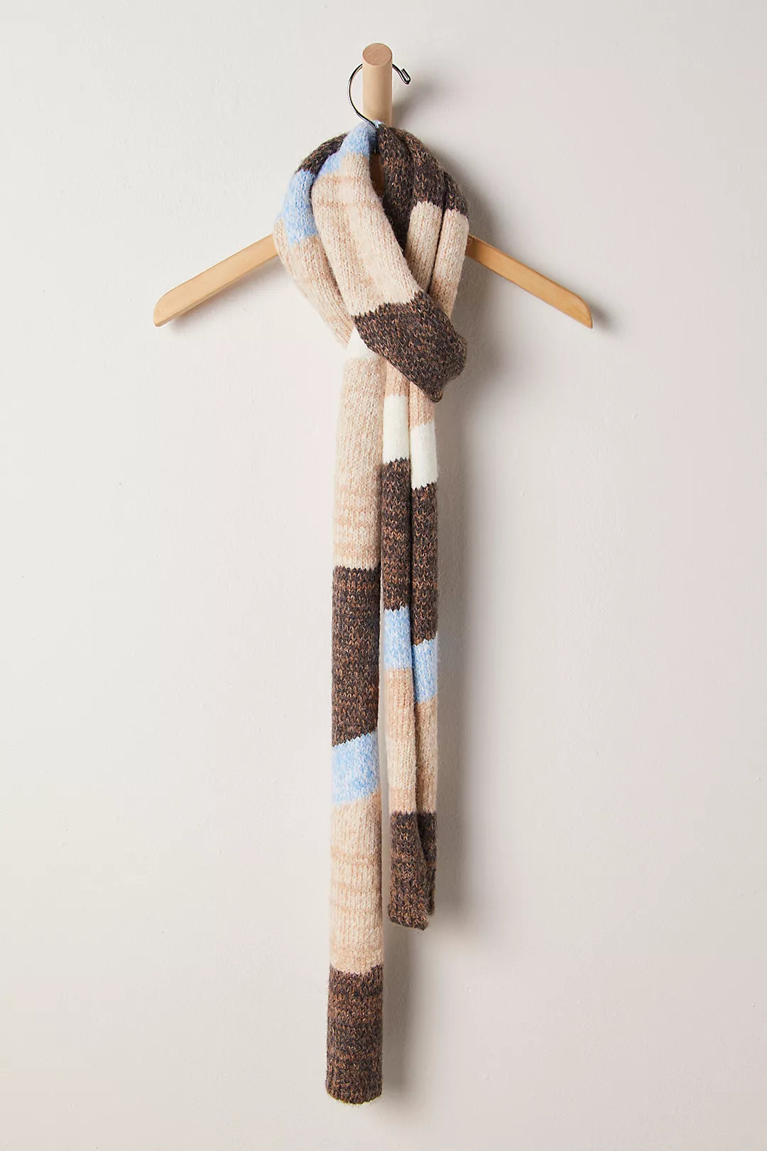 Carina Swirl Scarf in Tan