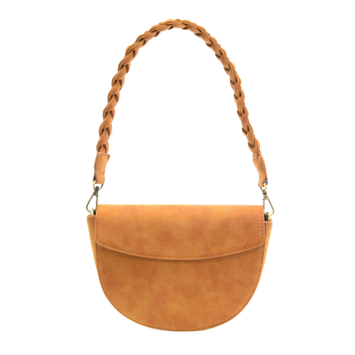 Luna Crescent Crossbody in Toffee