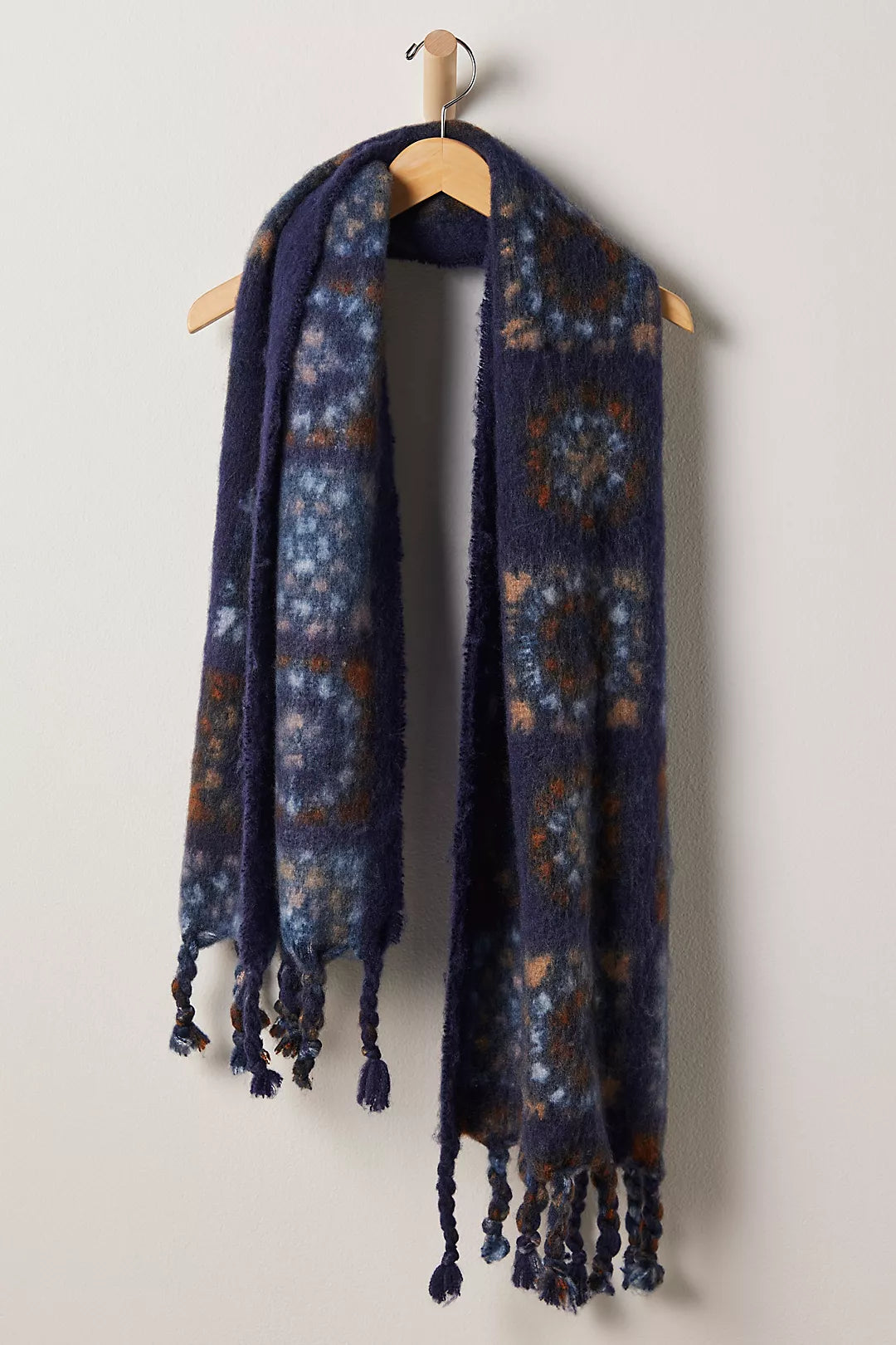 Kaleidiscope Blanket Scarf in Midnight