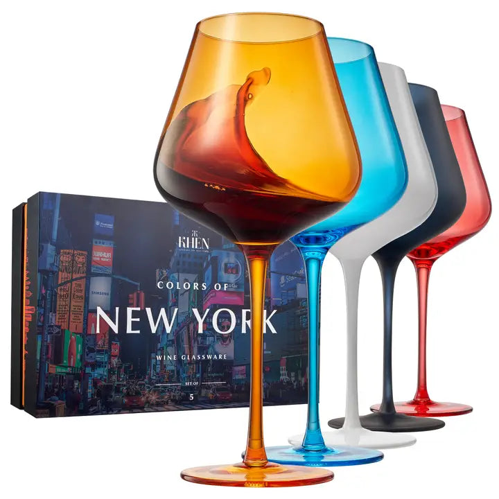 New York City Glass Set of 5