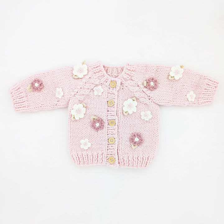 Flower Cardigan Sweater