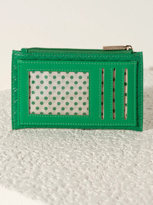 Frankie Card Case in Green - Madison's Niche 