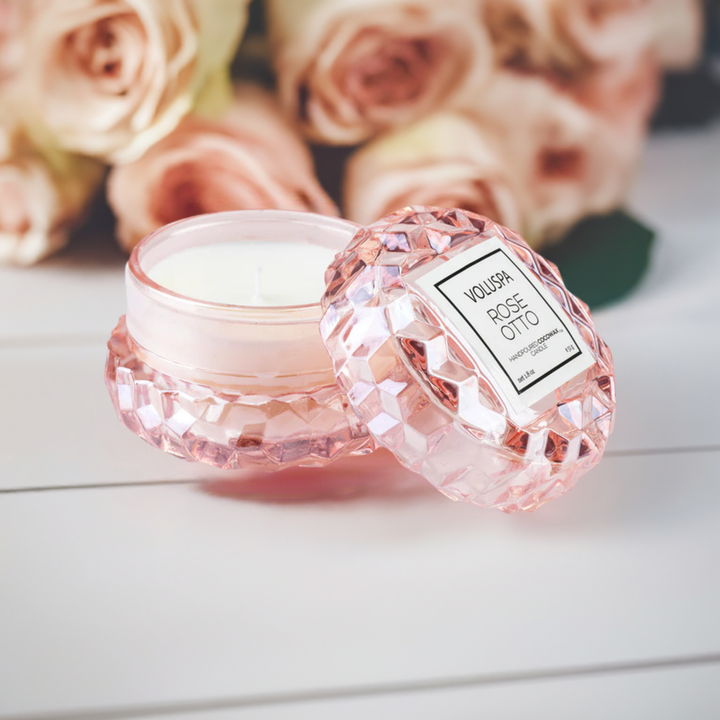 Rose Otto Macaron Candle