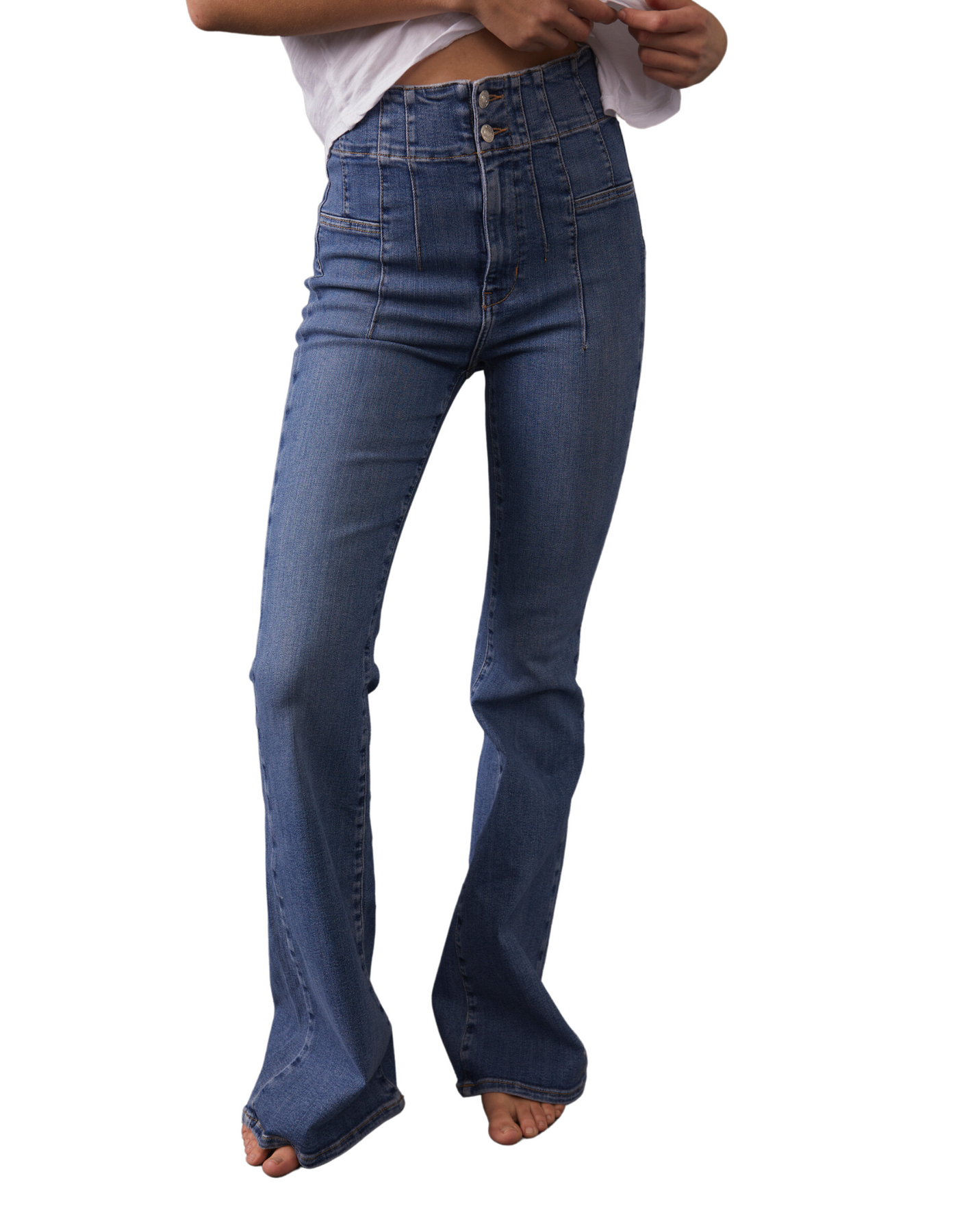 Jayde Flare Jeans in Sunburst Blue | Madison's Niche – Madison's Niche