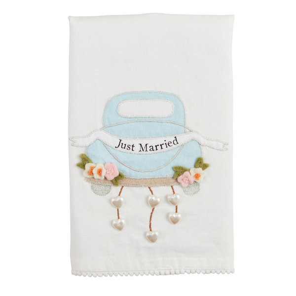 Just Married Wedding Towel