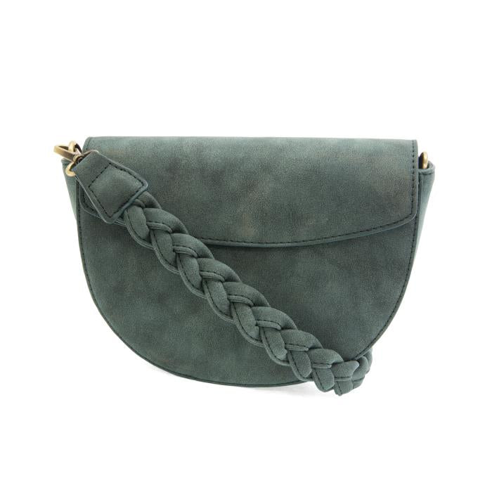 Luna Crescent Crossbody in Deep Teal