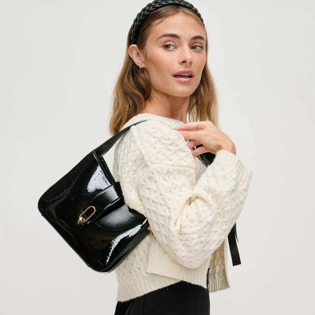 Paige Shoulder Bag in Black