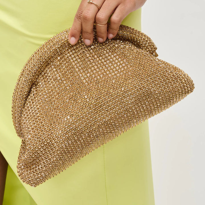 Mariah Evening Bag in Gold