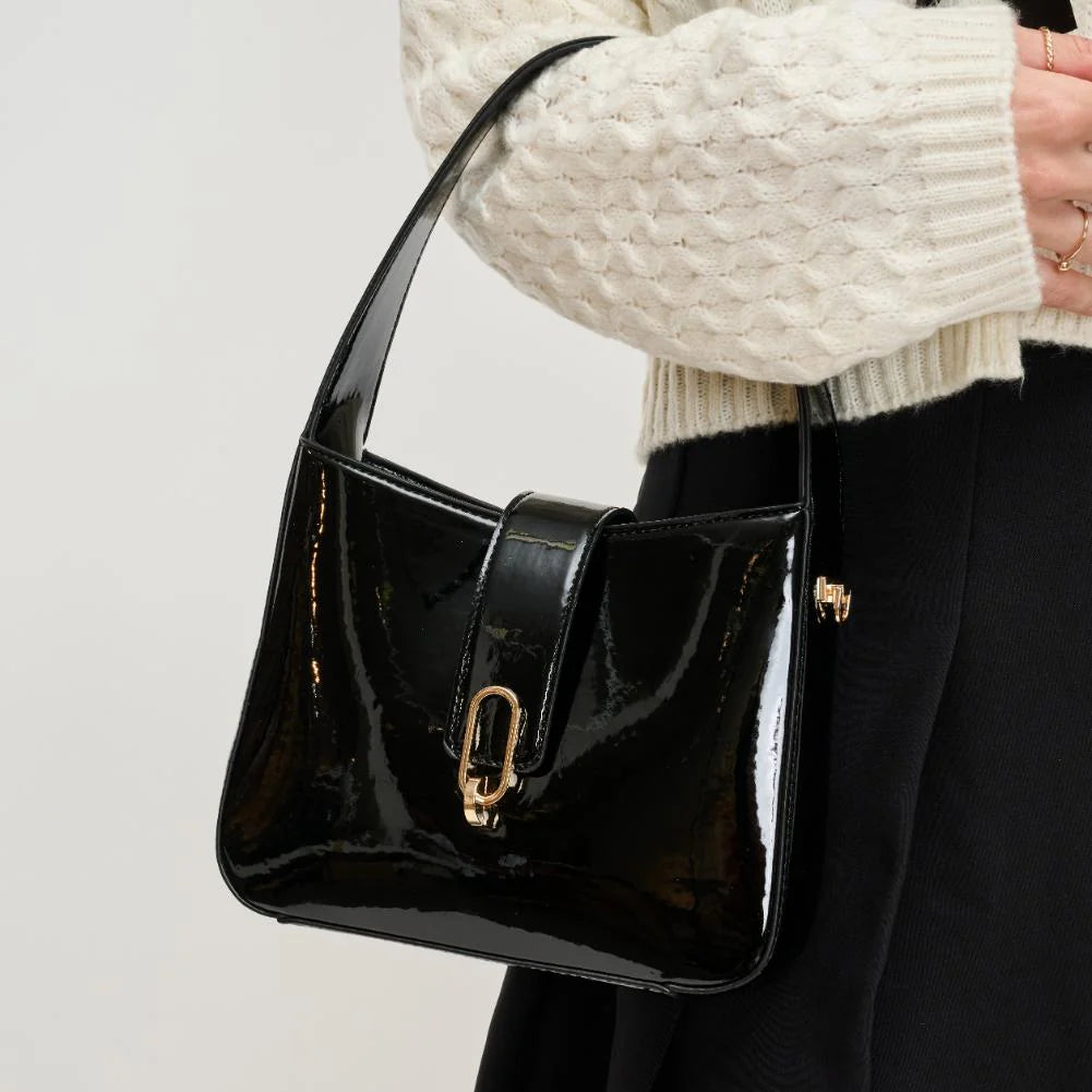 Paige Shoulder Bag in Black